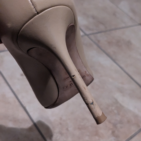 Jimmy Choo Nude Romy 85 Pumps - Picture 10 of 10